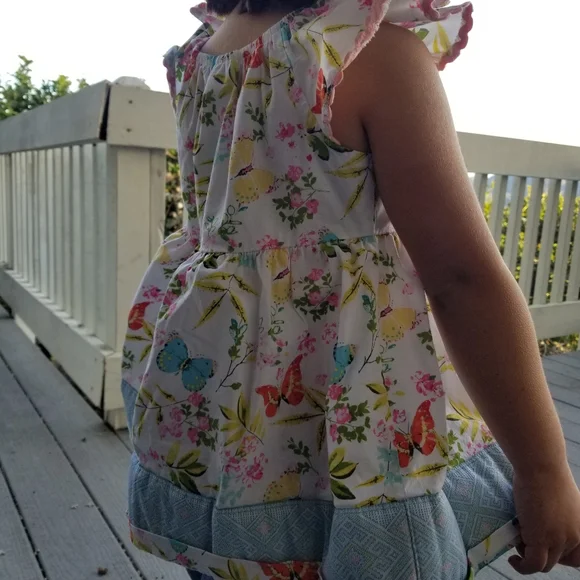 Matilda Jane baby girl toddler butterfly dress sz 4 - Picture 7 of 16